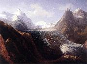 Thomas Ender, The Grossglockner with the Pasterze Glacier